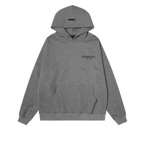 Essentials Charcoal Hoodie for Men